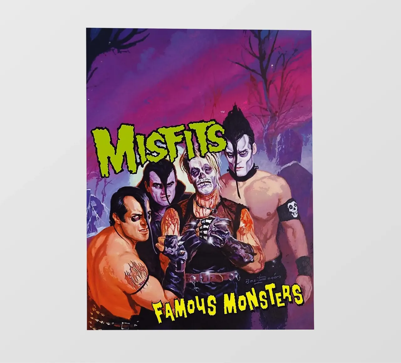 band misfits telo in pvc da vanhesling