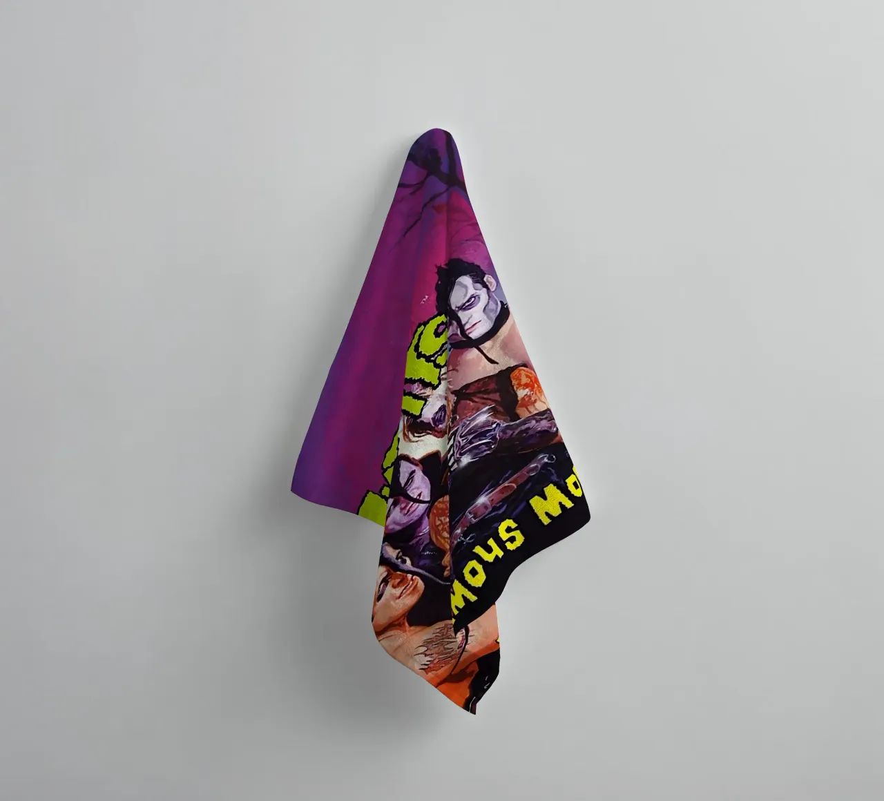 groupe misfits serviette de bain de vanhesling