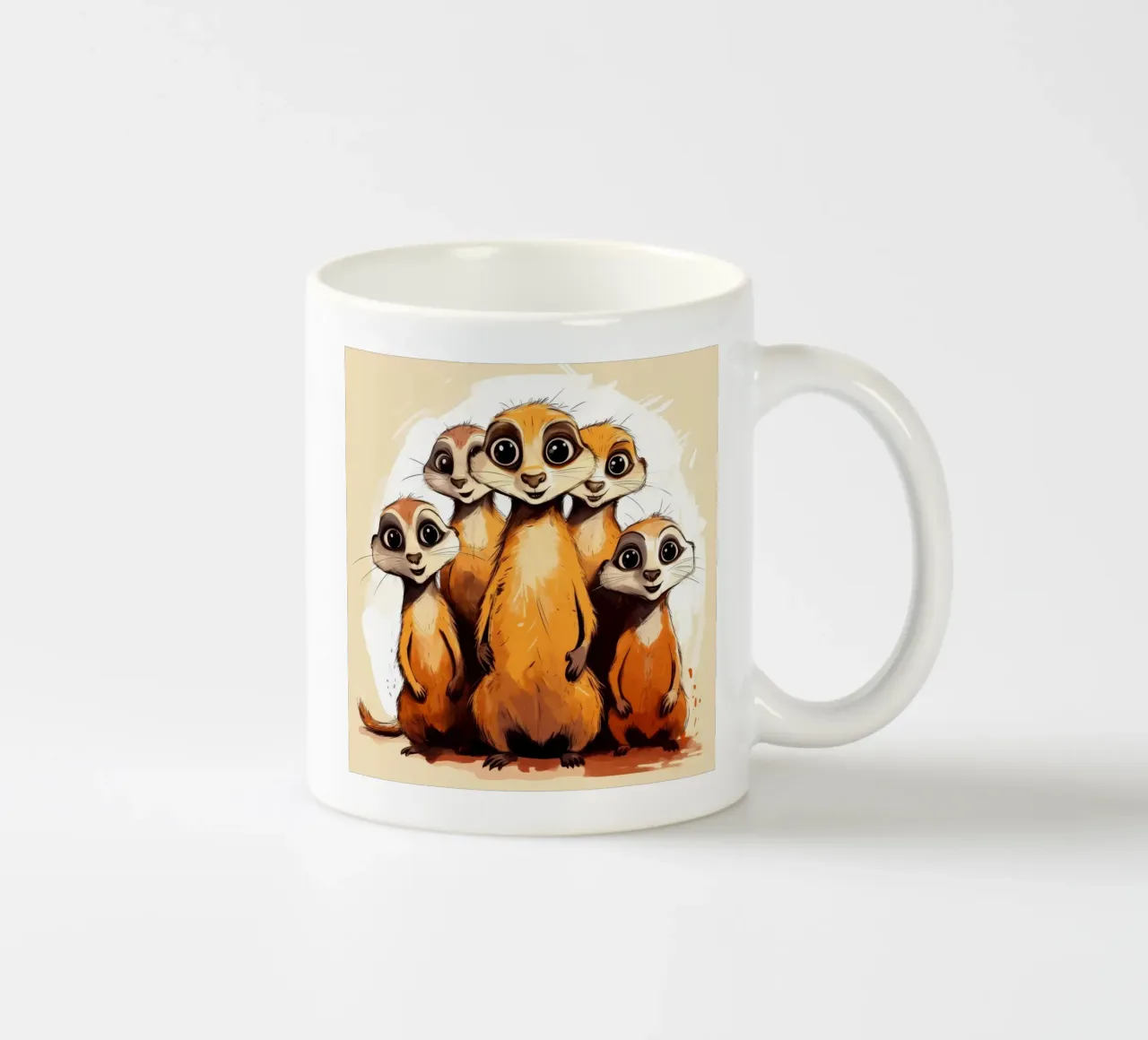 Retro Meerkat Gang tazza in ceramica da Funny Animals