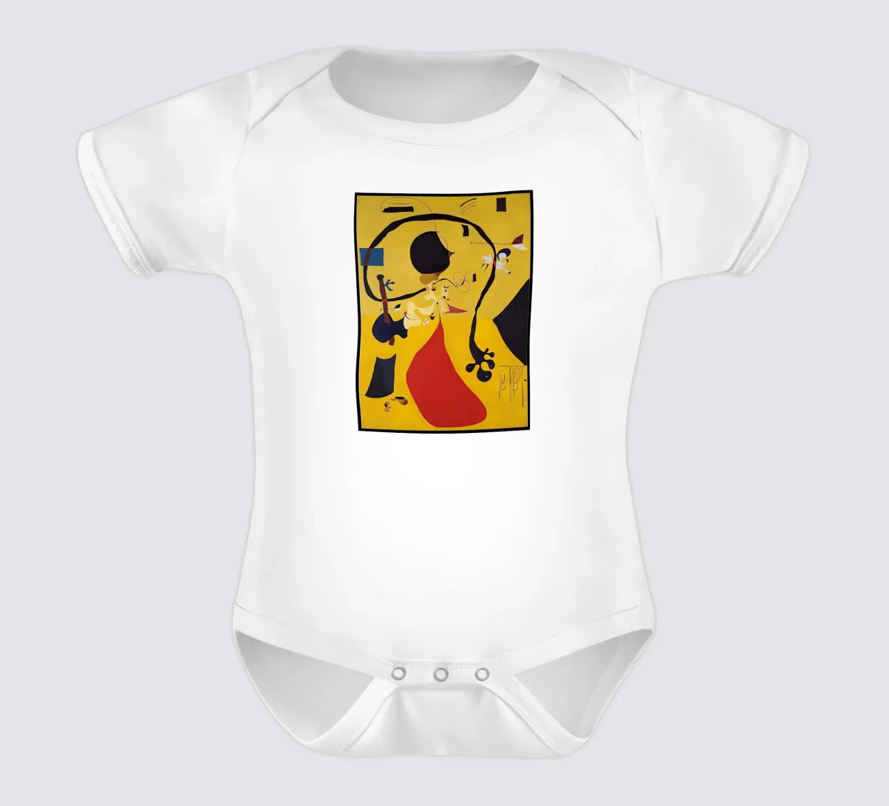 Niederländisches Interieur (III) Kurzarm Babybody von Narciso
