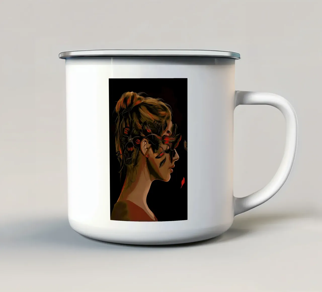 Nemesis tazza in smalto da Nettsch