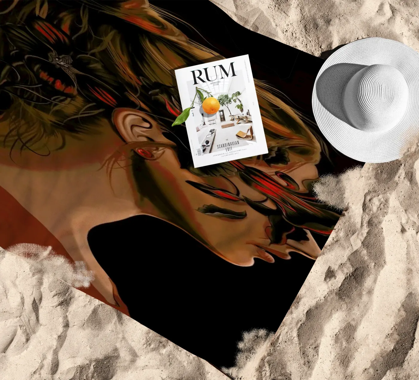 Nemesis strandhanddoek van Nettsch