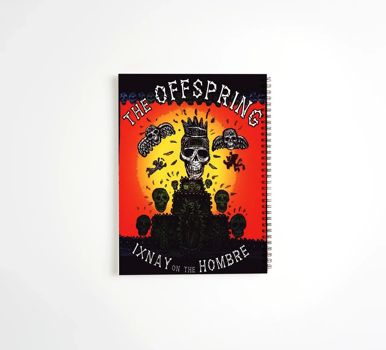 The Offspring band spiral notebook by vanhesling