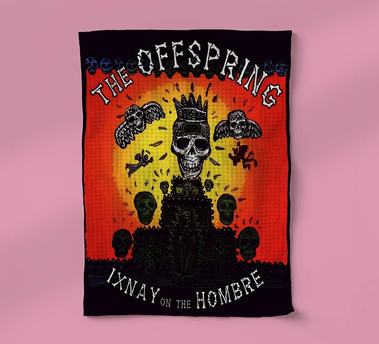 Le groupe The Offspring torchon de vanhesling