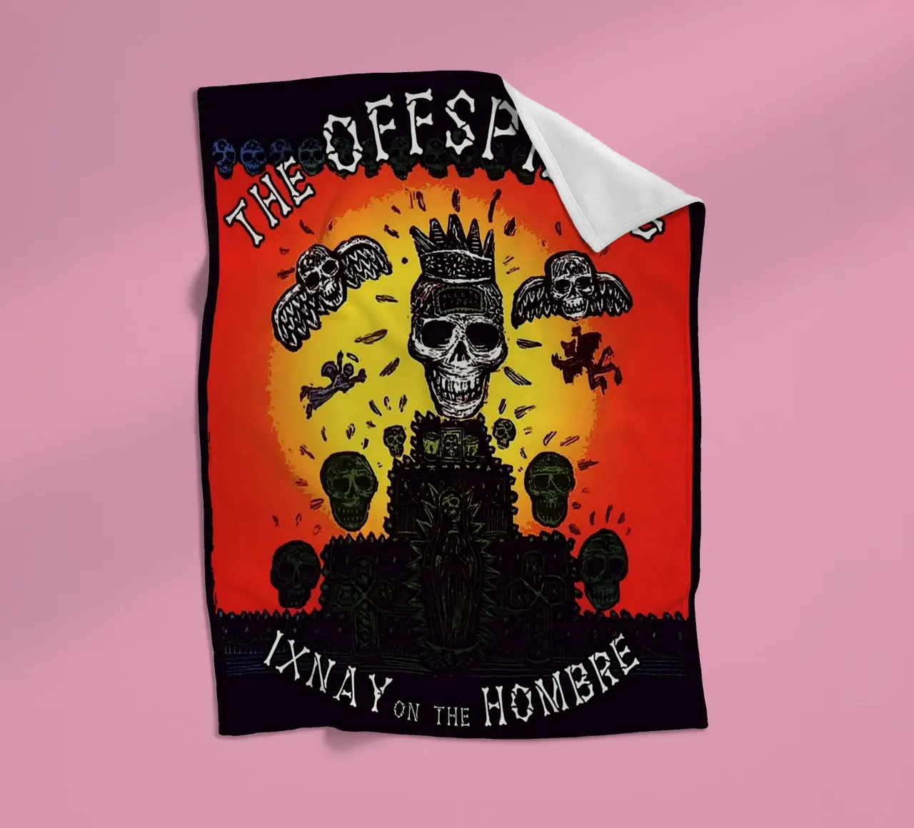 The Offspring band fleece blanket by vanhesling