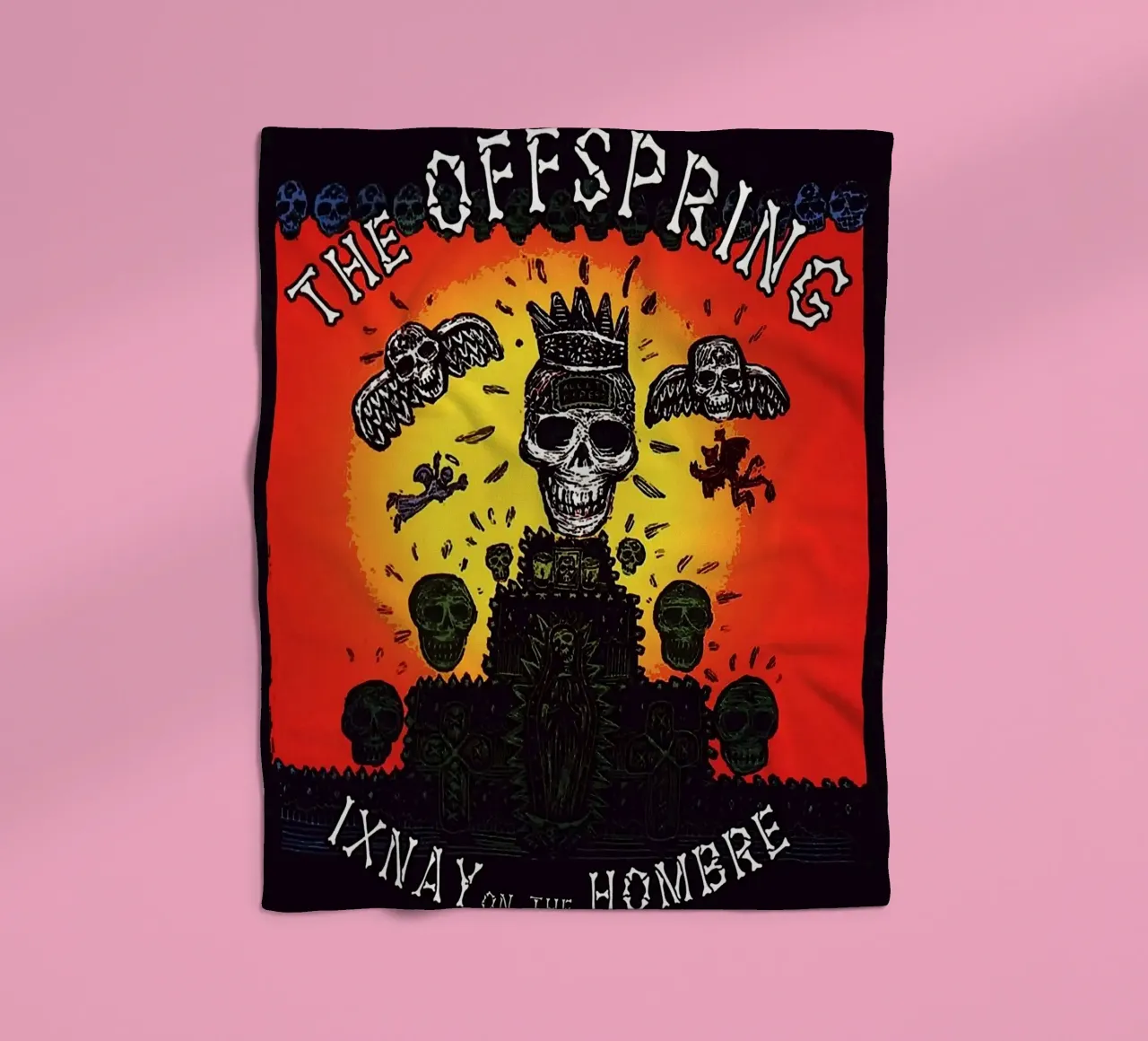 The Offspring band fleece blanket by vanhesling
