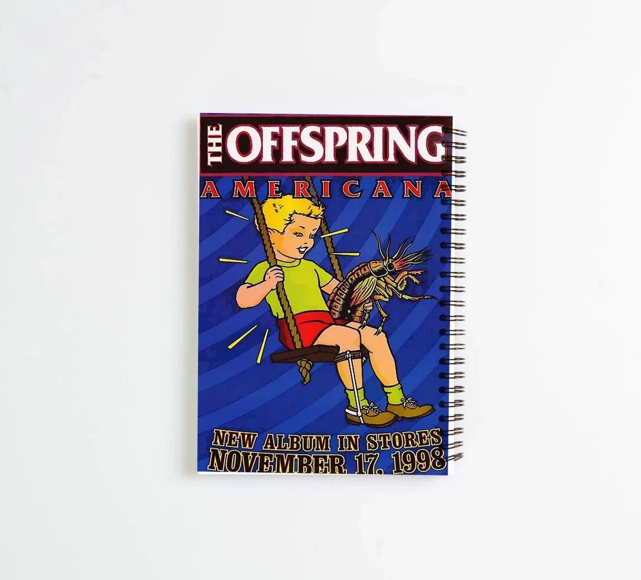 Le groupe The Offspring carnet à spirale de vanhesling