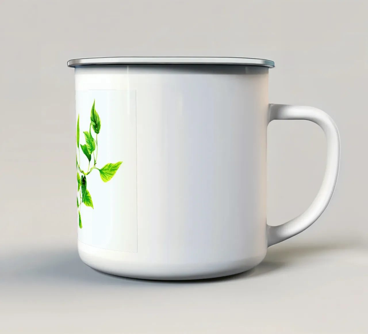 Efeutute tazza in smalto da youdesignme