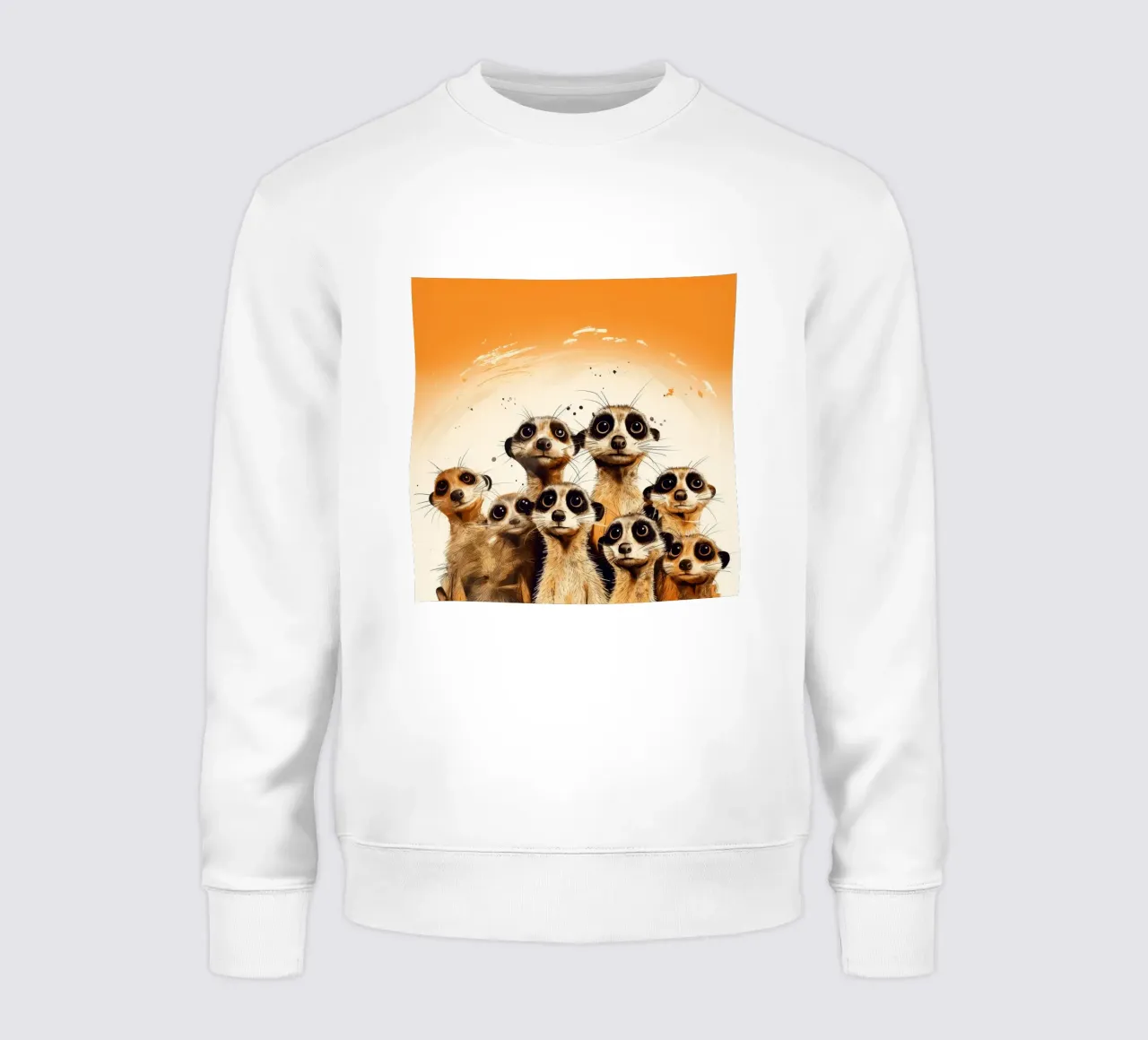Retro Meerkat Gang felpa da Funny Animals