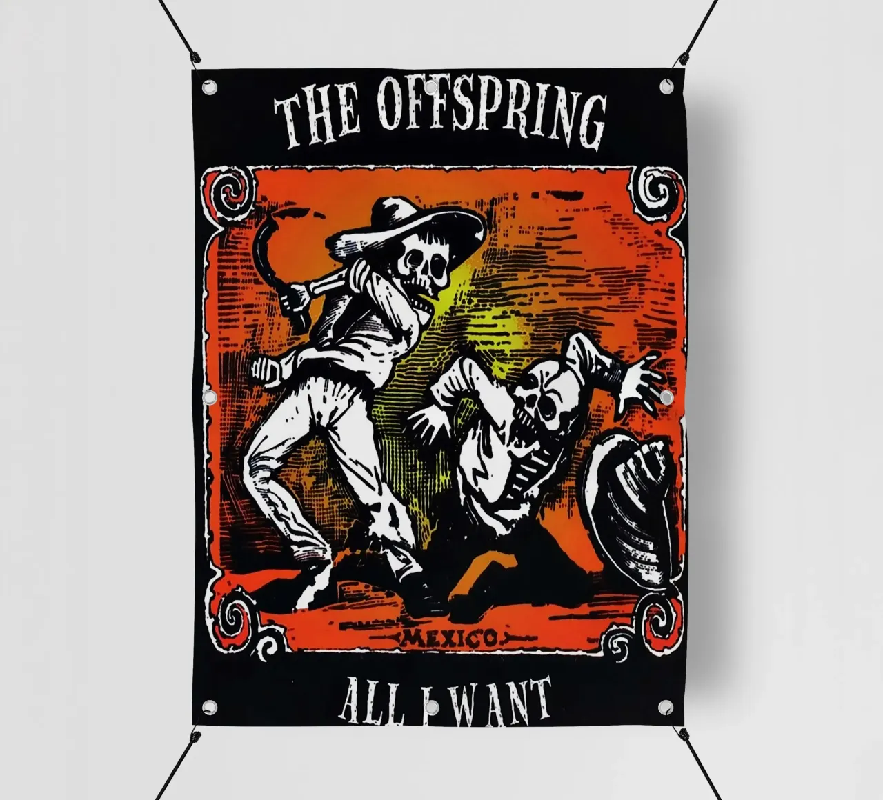 Le groupe The Offspring bâche pvc de vanhesling