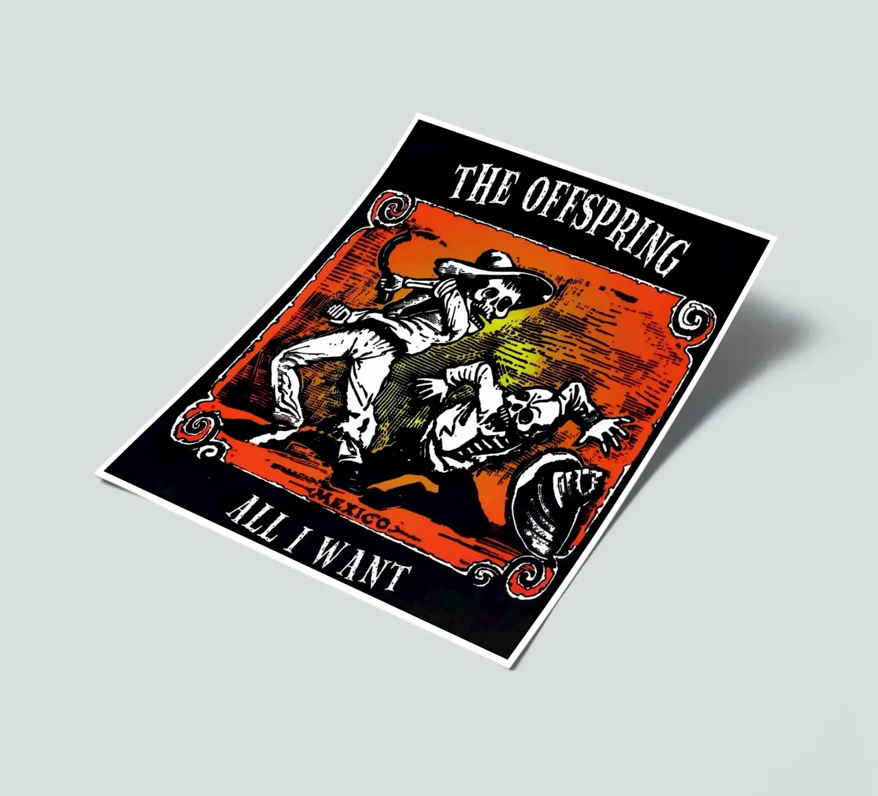 Le groupe The Offspring planche autocollant de vanhesling