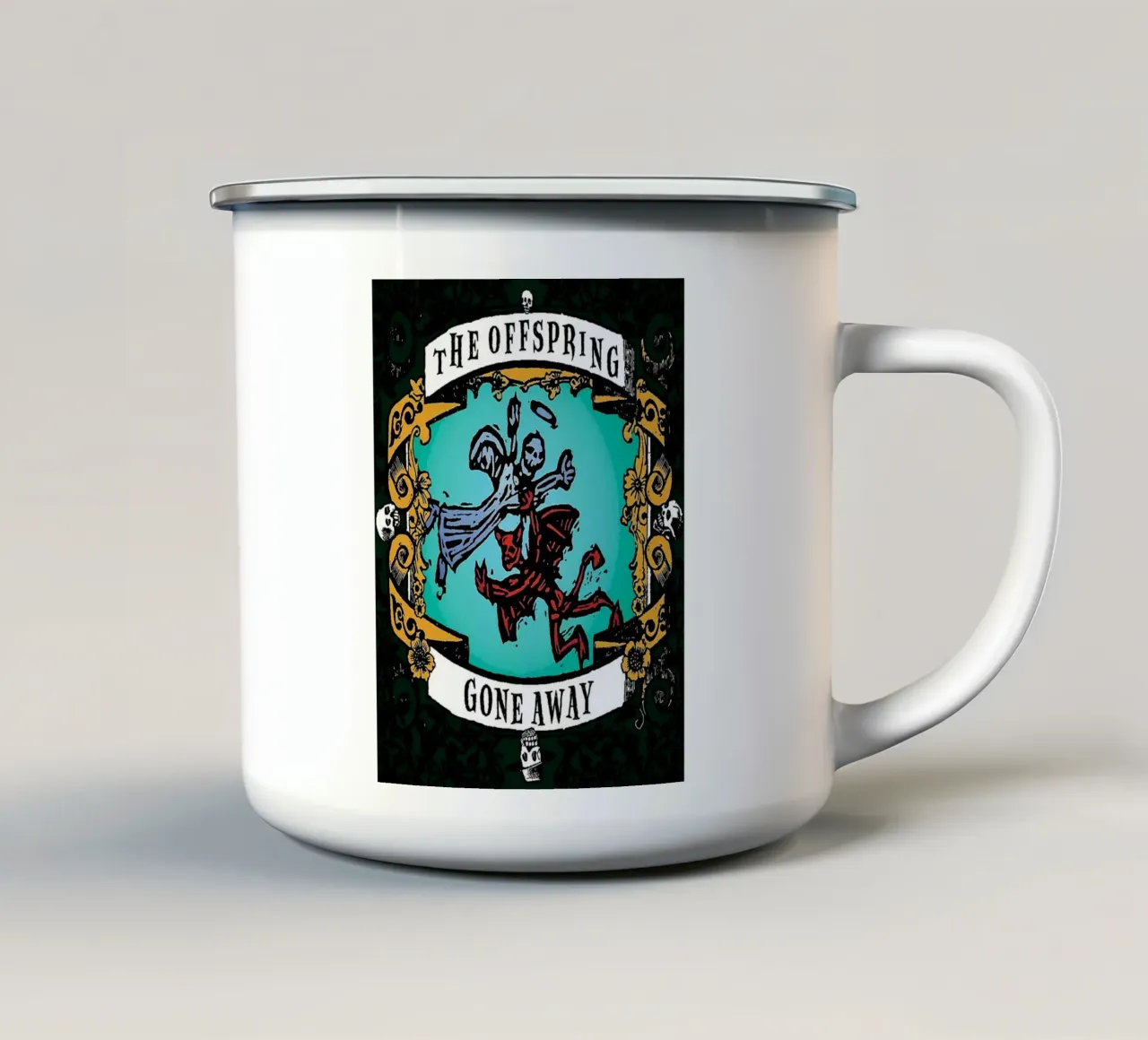 Le groupe The Offspring mug en émail de vanhesling