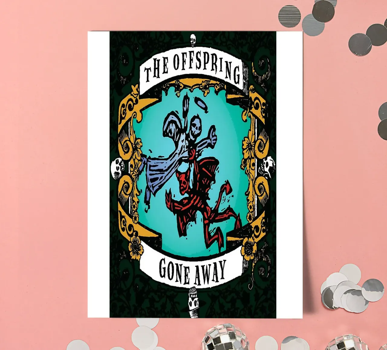 Le groupe The Offspring planche autocollant de vanhesling
