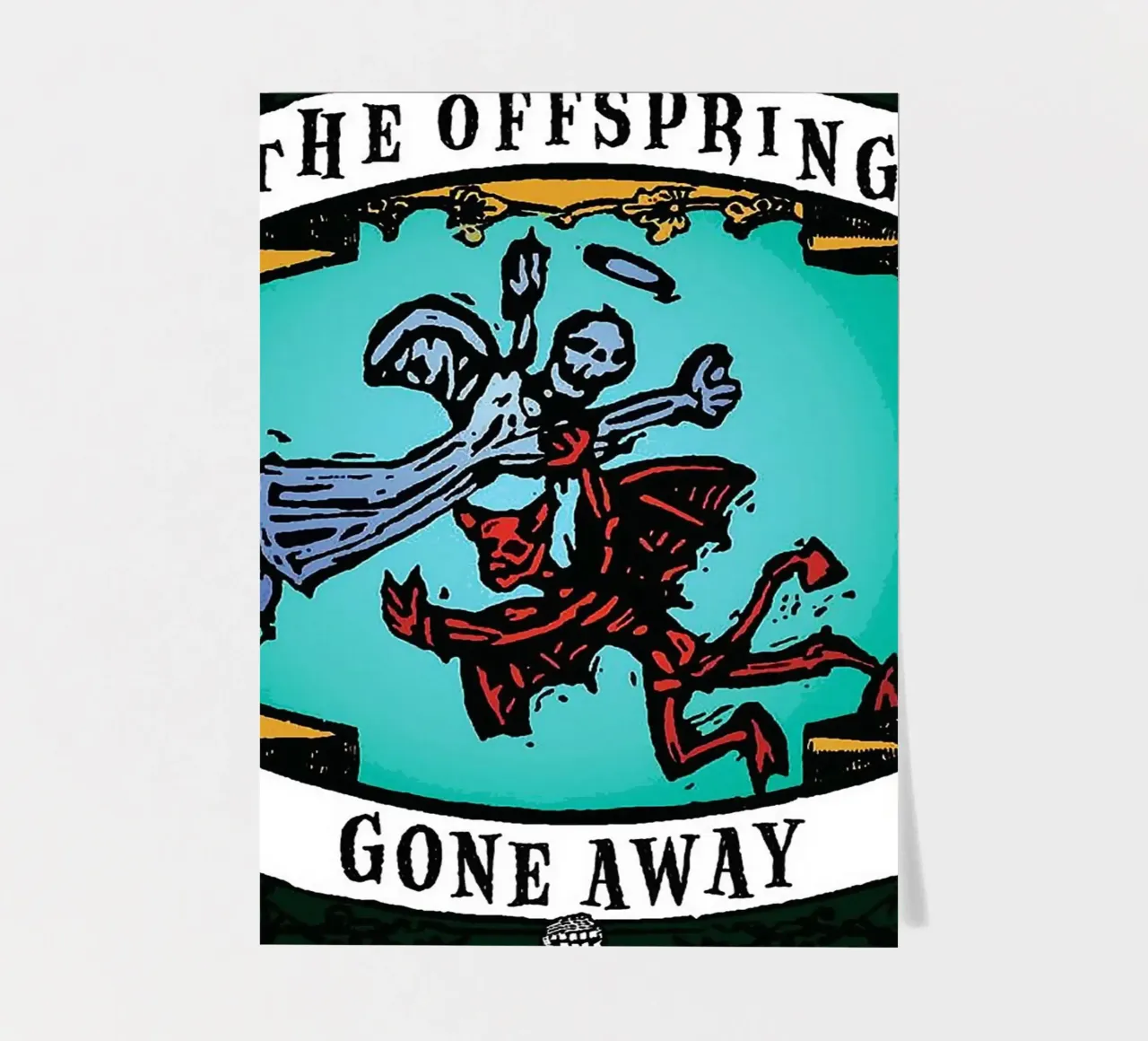 Le groupe The Offspring planche autocollant de vanhesling