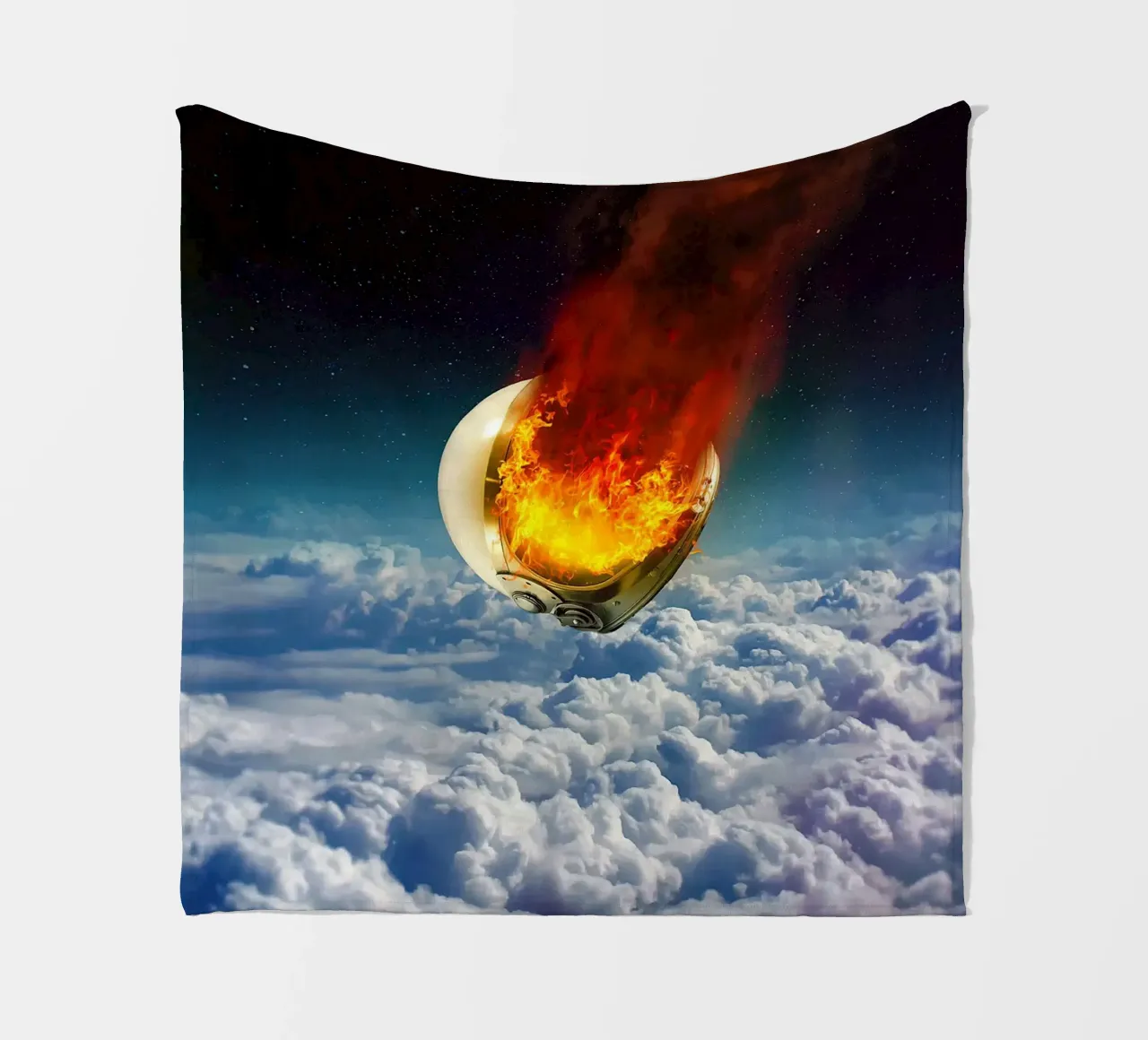 cometa coperta in pile da Green