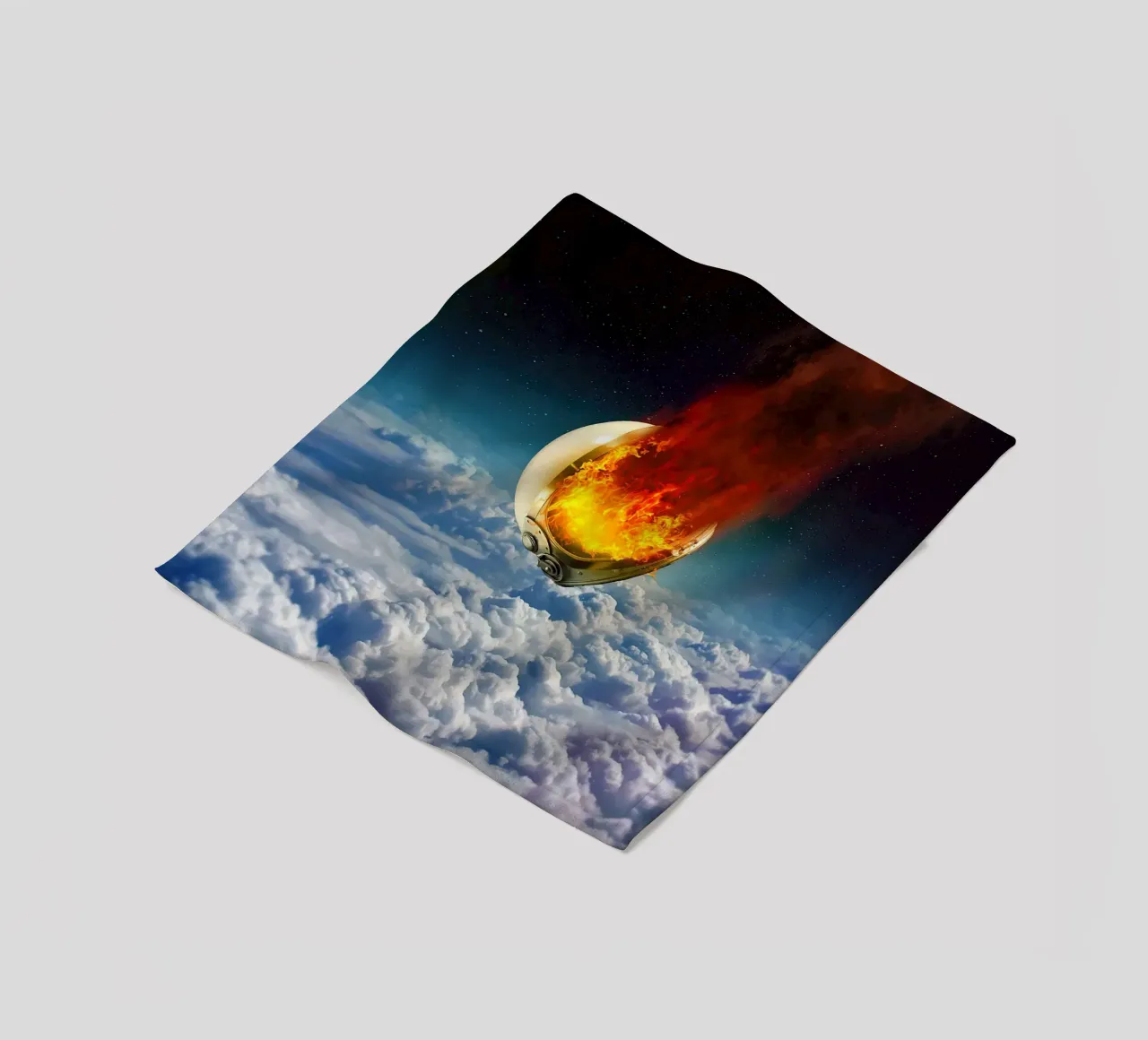 cometa coperta in pile da Green