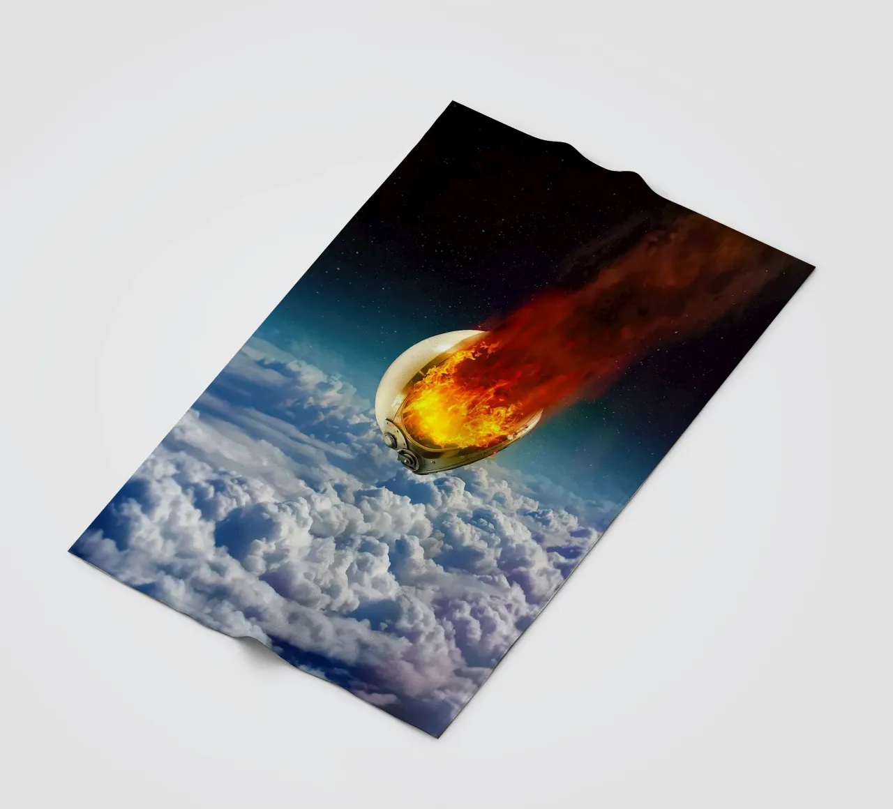 cometa coperta in pile da Green
