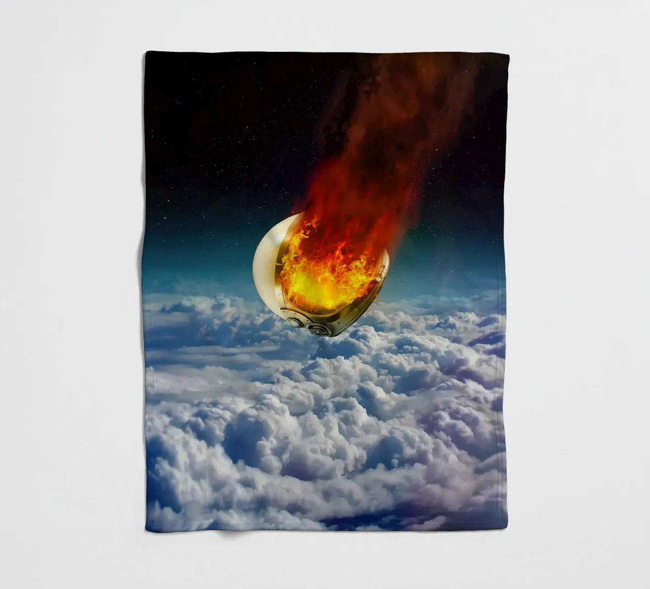 cometa coperta in pile da Green