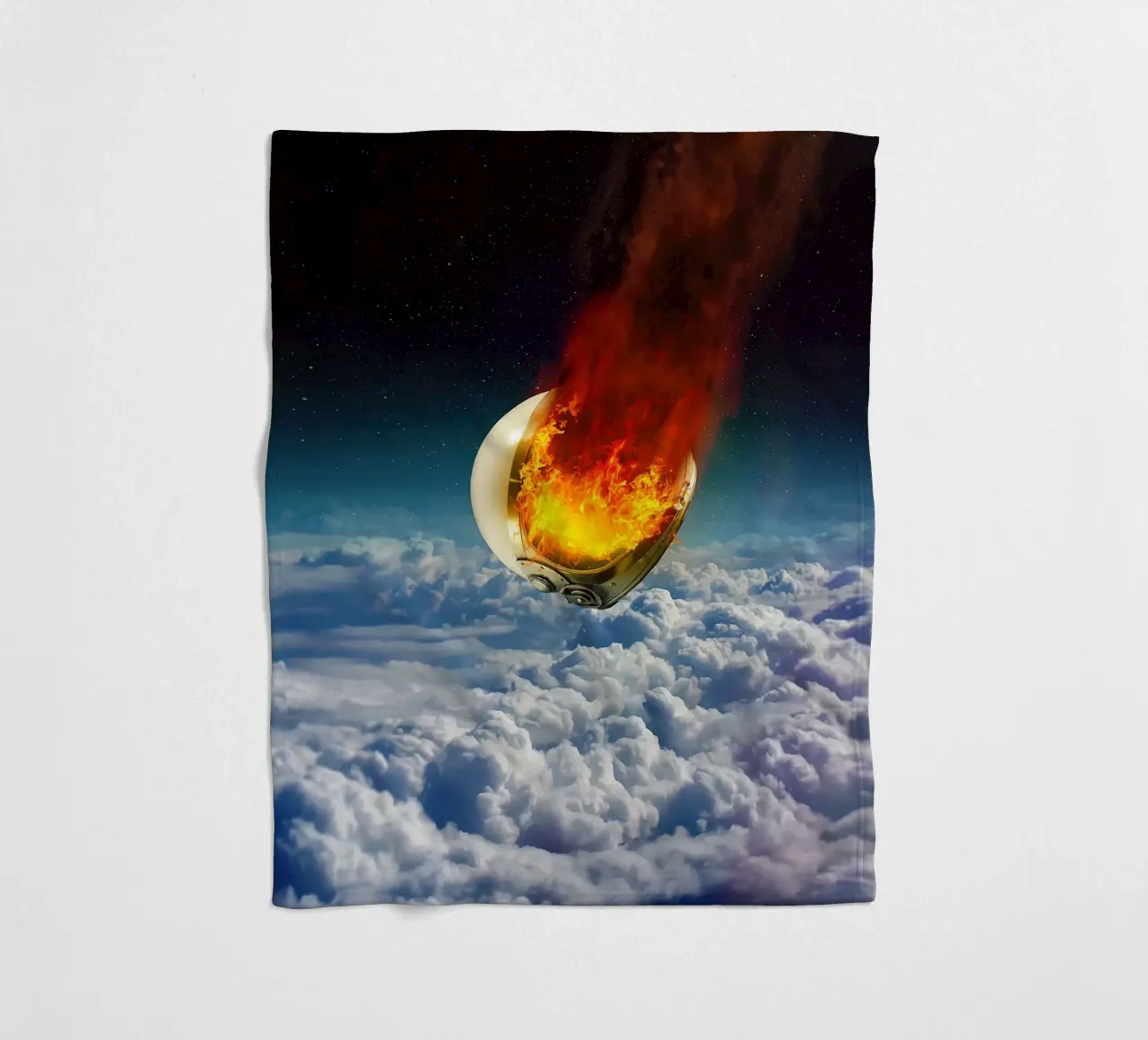 cometa coperta in pile da Green