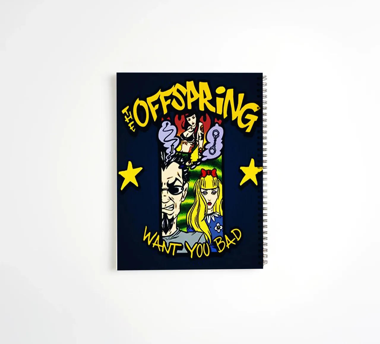 Le groupe The Offspring carnet à spirale de vanhesling