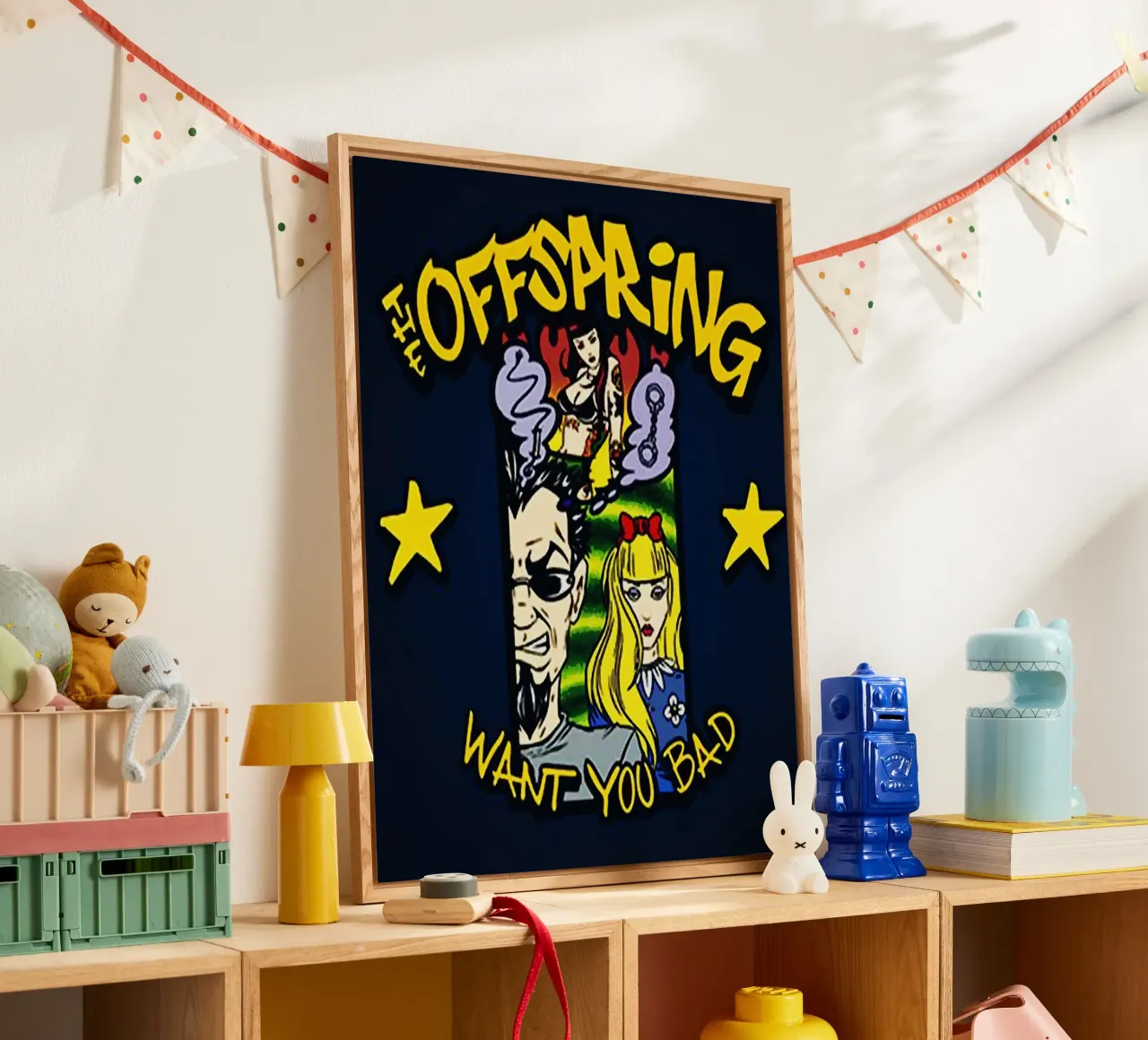 Le groupe The Offspring plexiglas de vanhesling