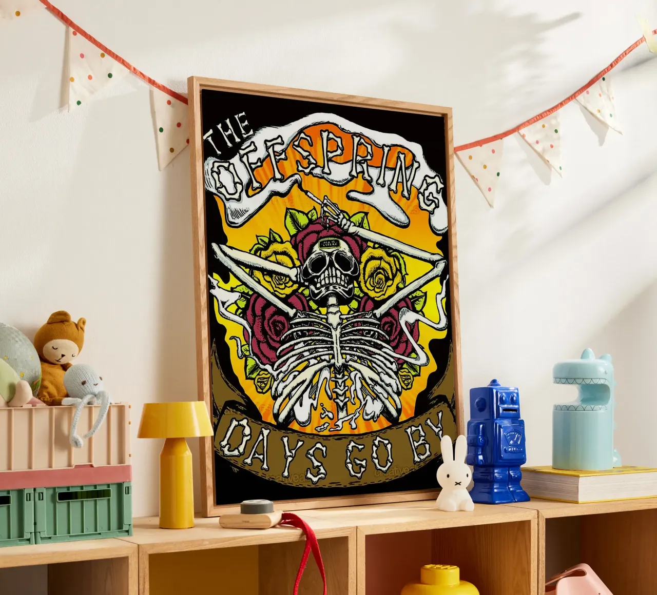Le groupe The Offspring plexiglas de vanhesling