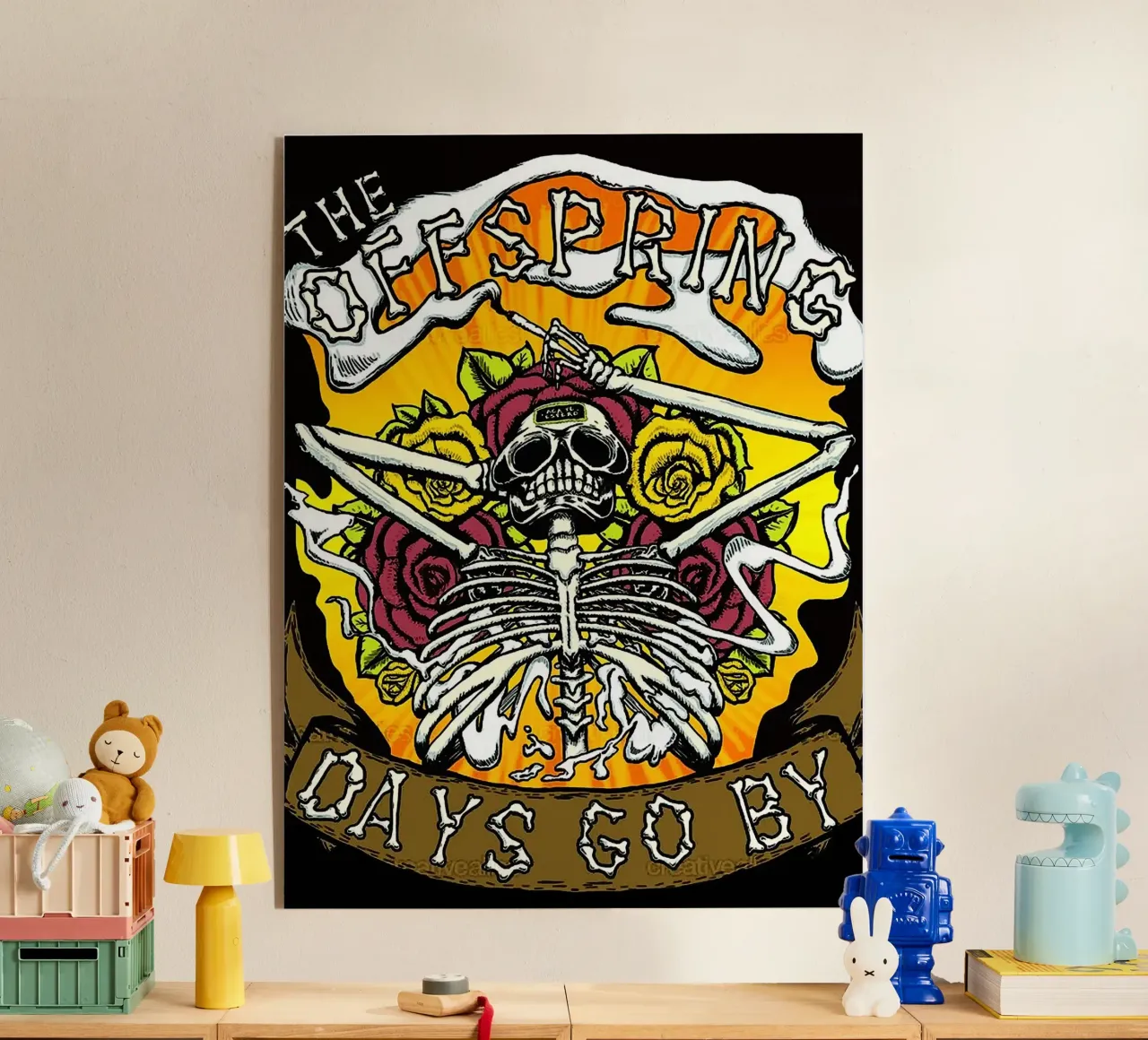 Le groupe The Offspring plexiglas de vanhesling