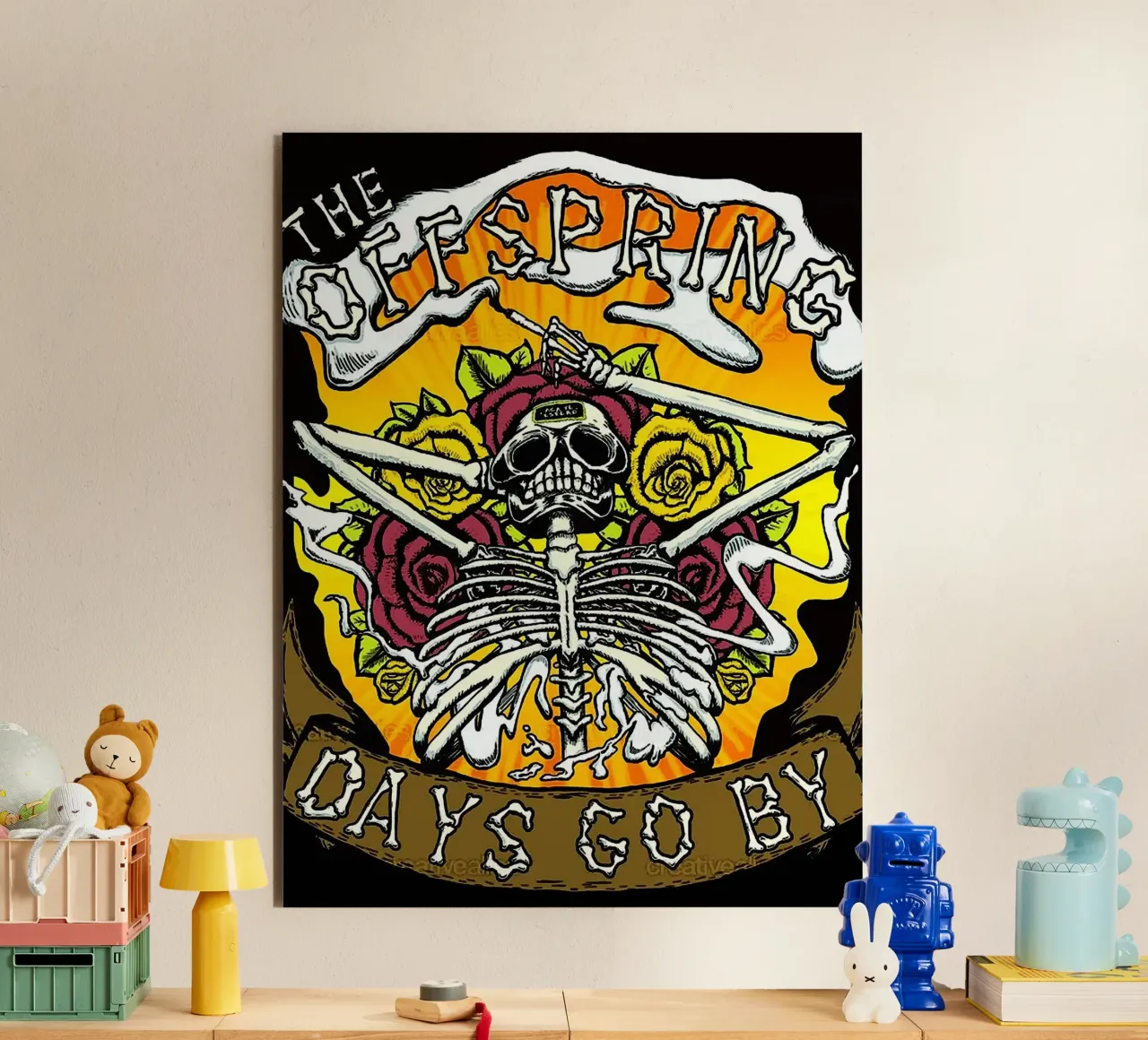 The Offspring band alu-dibond by vanhesling