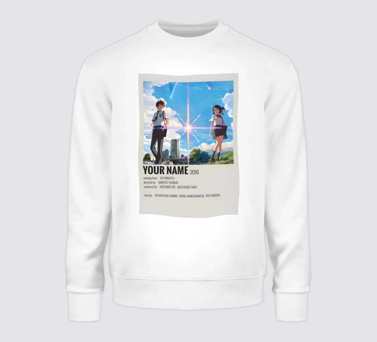 YOUR NAME 2016 felpa da MVFminimalist