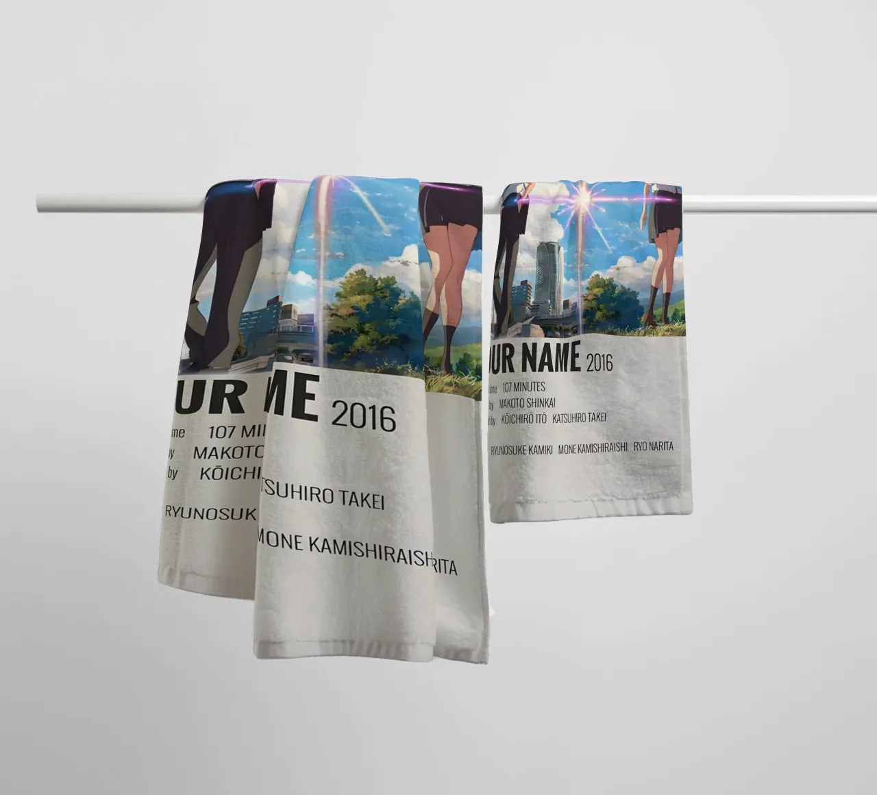 YOUR NAME 2016 asciugamano da bagno da MVFminimalist