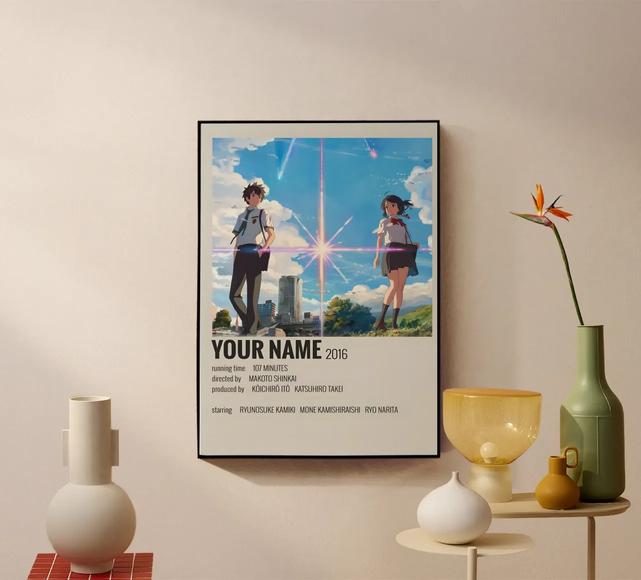 YOUR NAME 2016 plexiglass da MVFminimalist