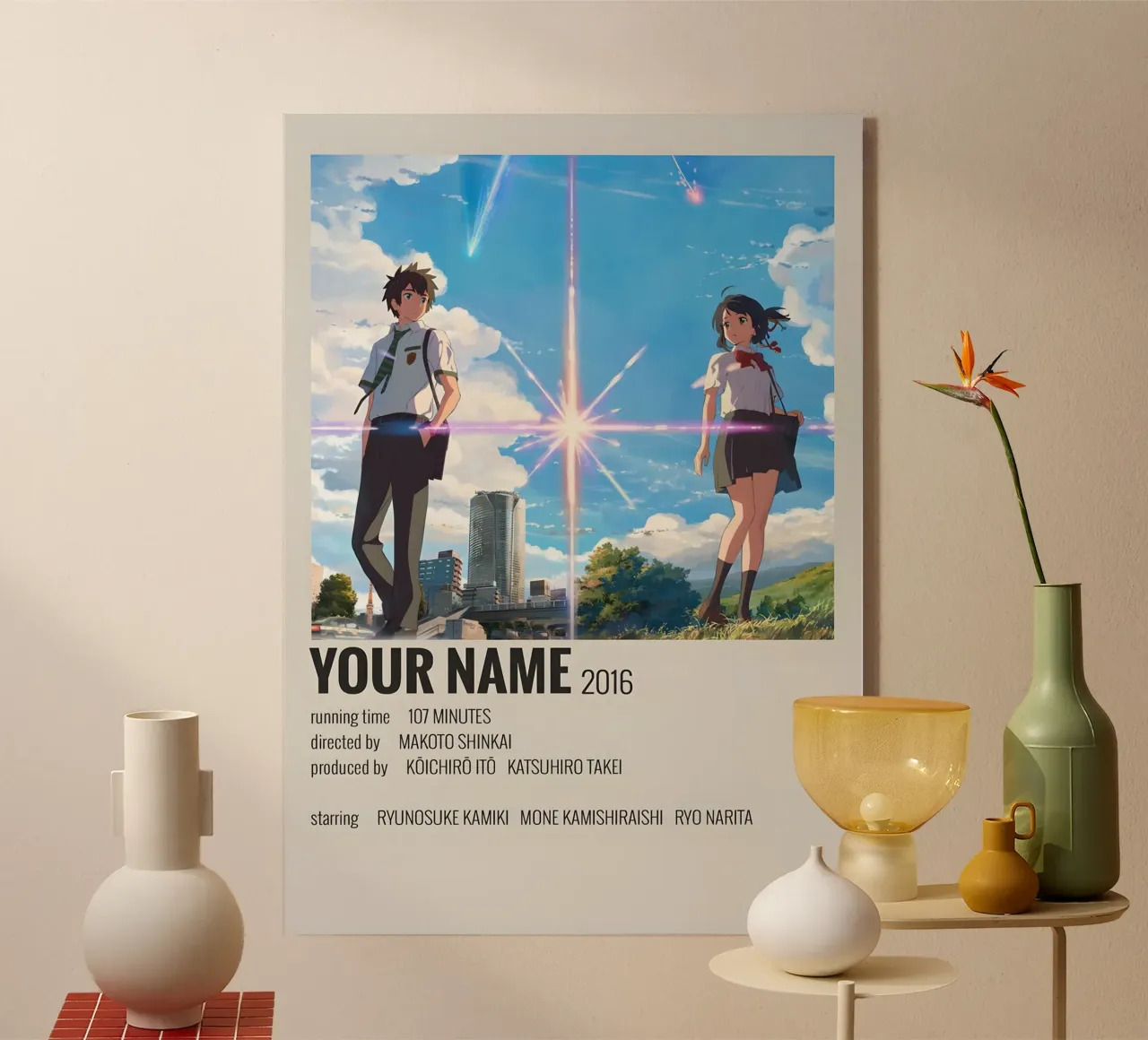 YOUR NAME 2016 plexiglass da MVFminimalist