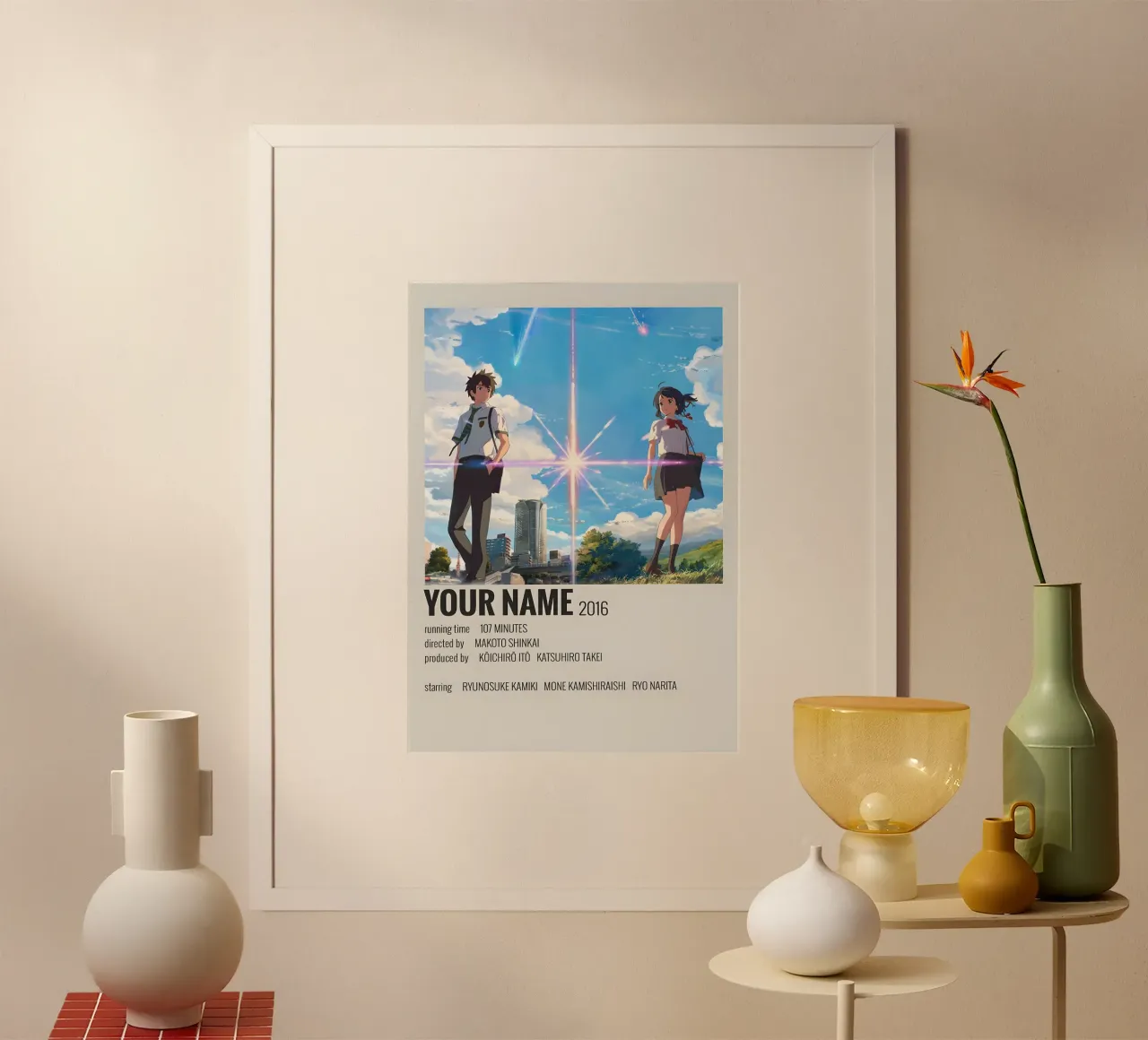 YOUR NAME 2016 carta hahnemühle da MVFminimalist