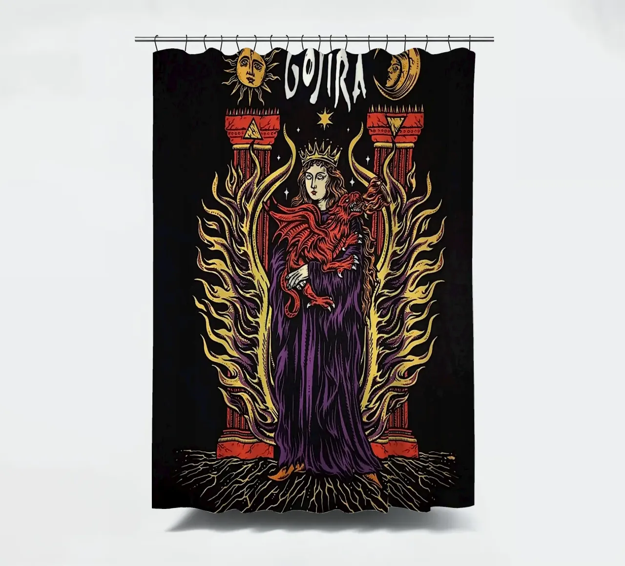 Gojira band tenda da doccia da vanhesling