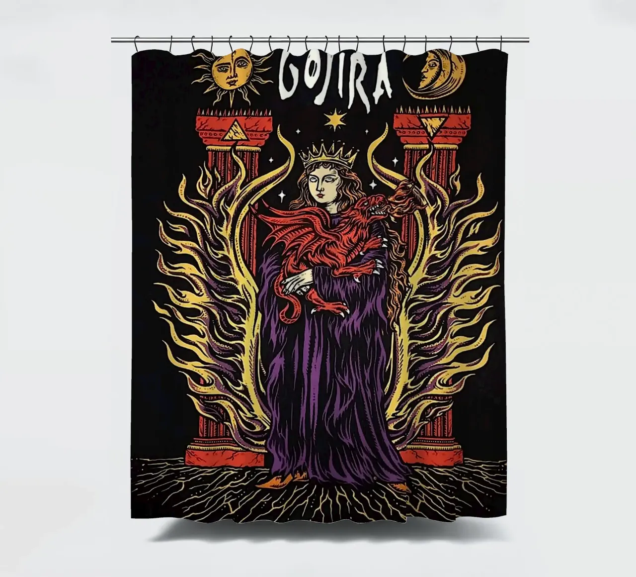 Gojira band tenda da doccia da vanhesling