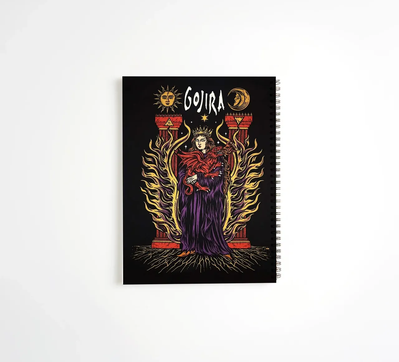 Groupe Gojira carnet à spirale de vanhesling