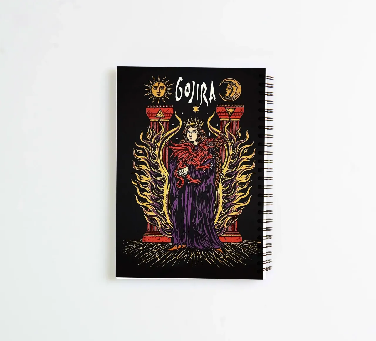 Groupe Gojira carnet à spirale de vanhesling