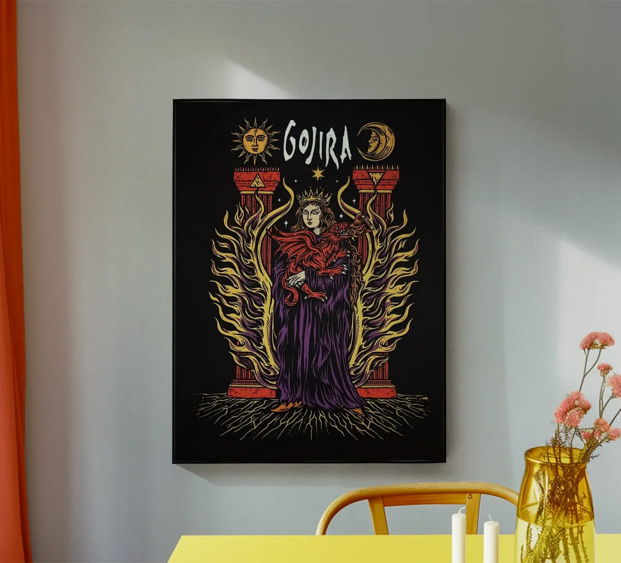 Gojira band acrylic glass by vanhesling