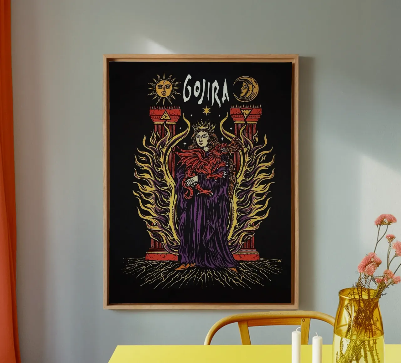 Gojira band canvas by vanhesling