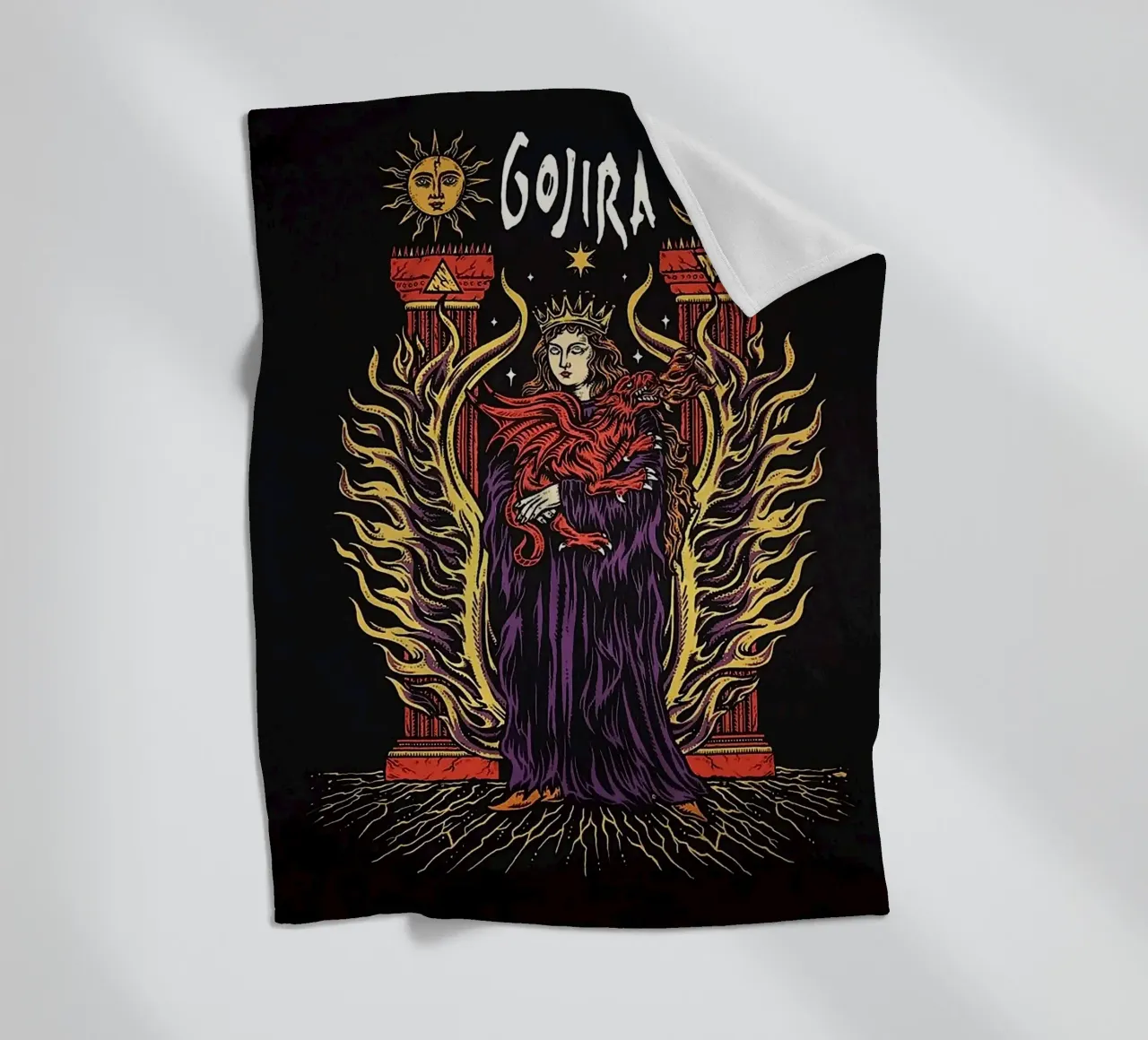 Gojira band coperta in pile da vanhesling