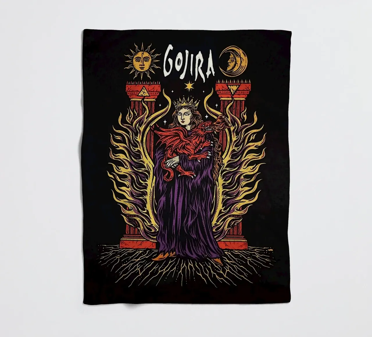 Gojira band coperta in pile da vanhesling