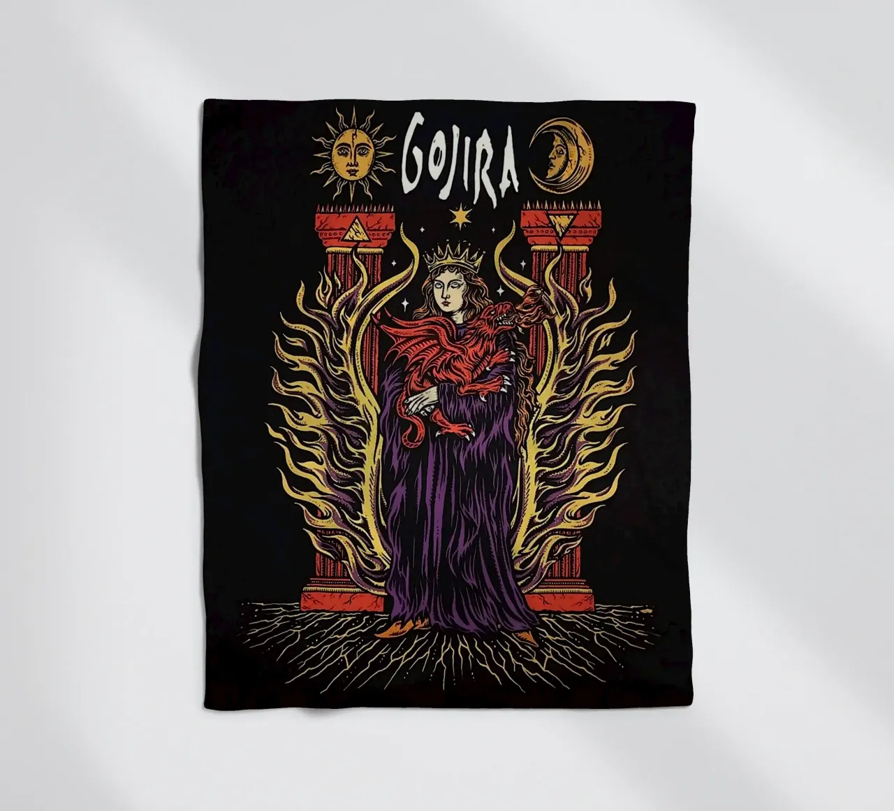 Gojira band coperta in pile da vanhesling