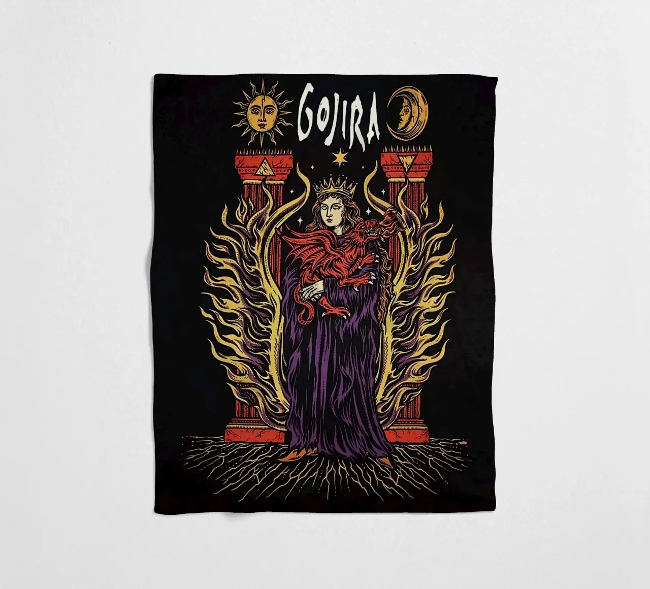 Gojira band coperta in pile da vanhesling
