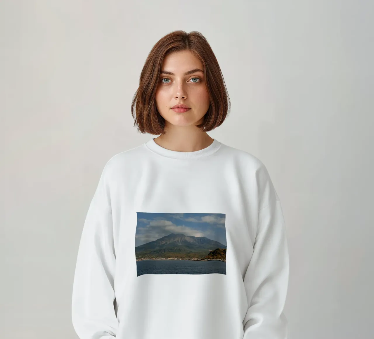 Vulcano Sakurajima a Kagoshima, Giappone felpa da Marcel Bisig