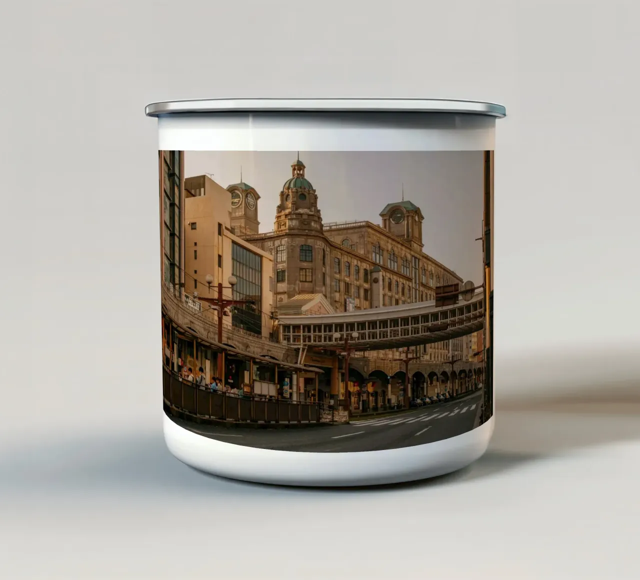 Città di Kagoshima, Giappone tazza in smalto da Marcel Bisig