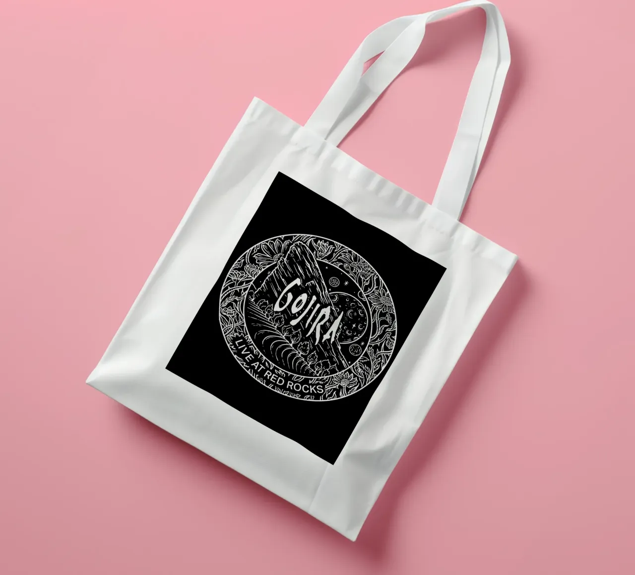 Gojira band borsa in juta da vanhesling