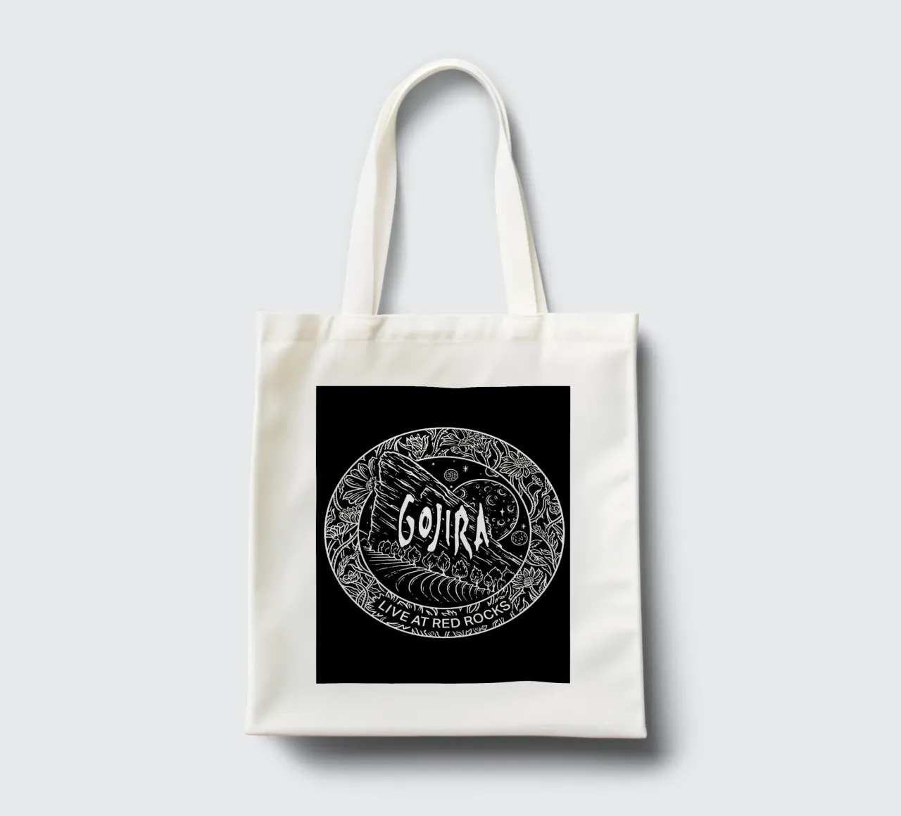 Gojira band borsa in juta da vanhesling