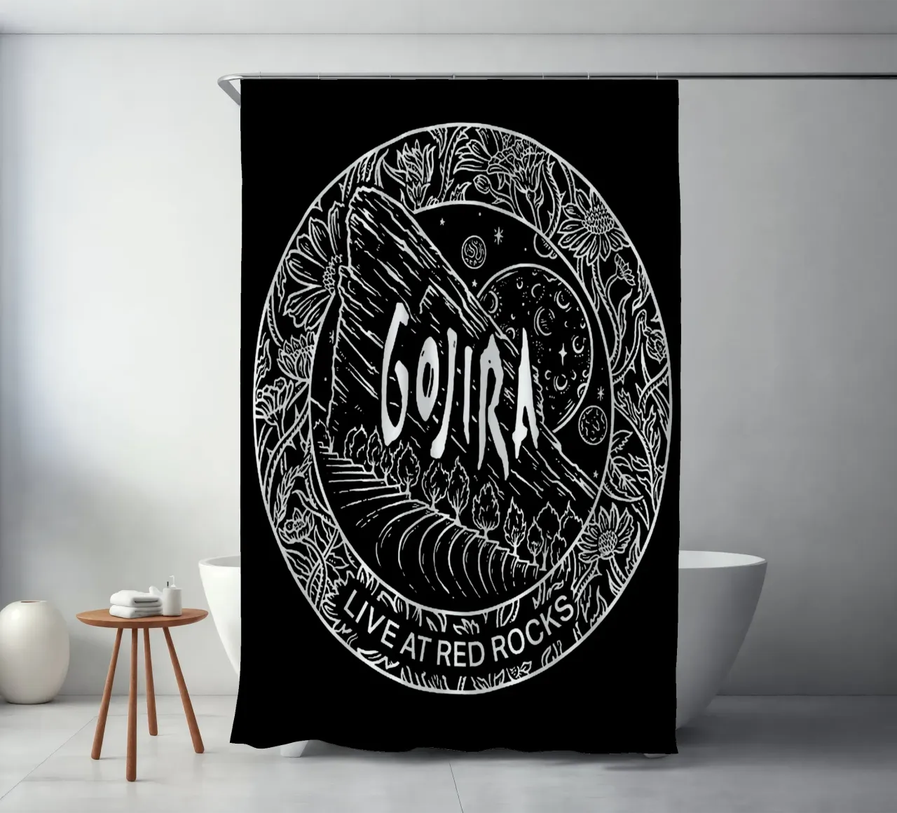 Gojira band tenda da doccia da vanhesling