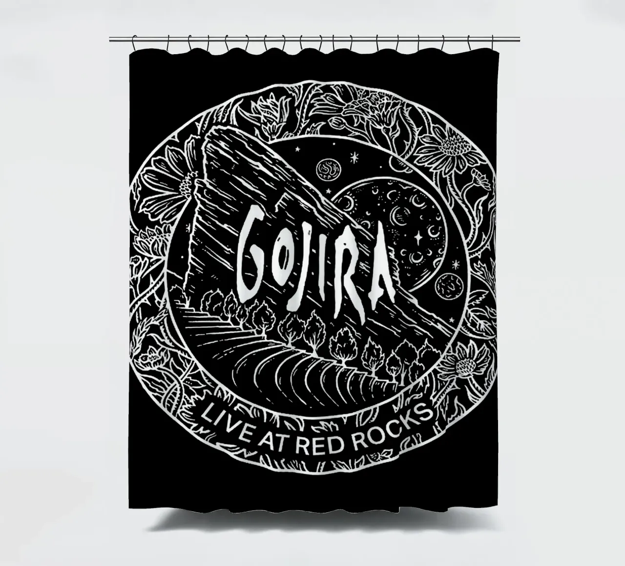 Gojira band tenda da doccia da vanhesling
