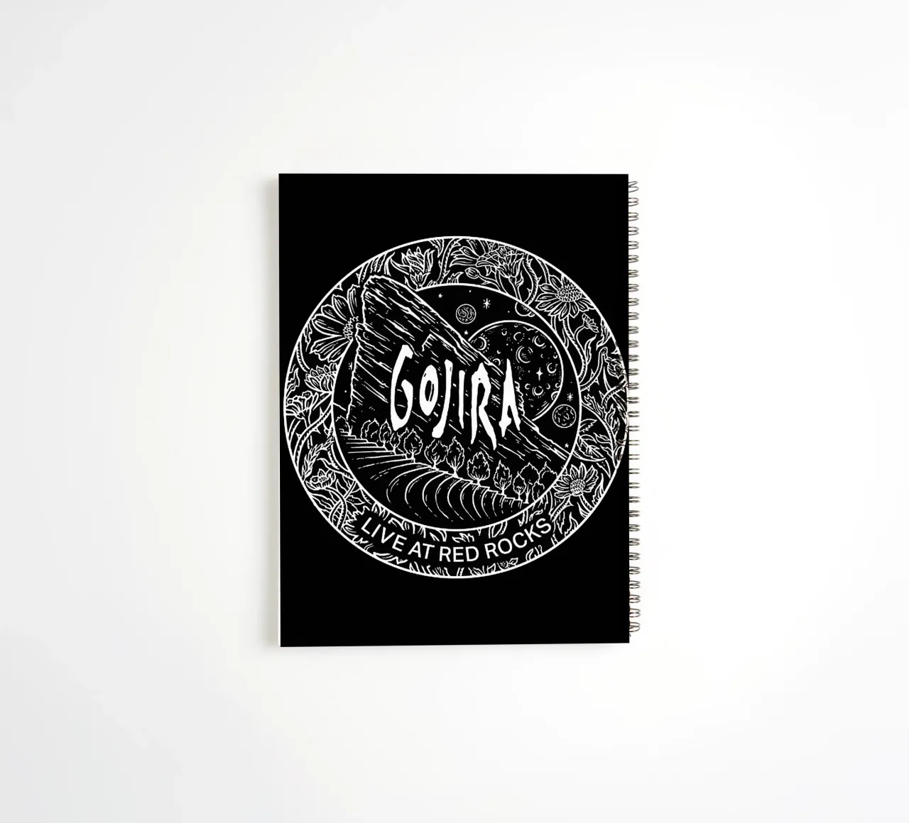Groupe Gojira carnet à spirale de vanhesling